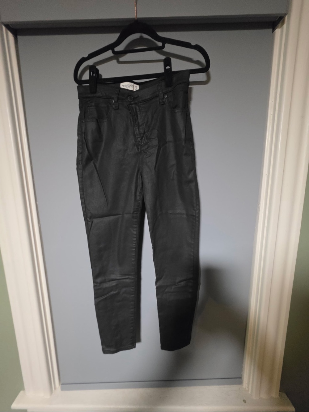 Abercrombie & Fitch Black jeans curve love shine